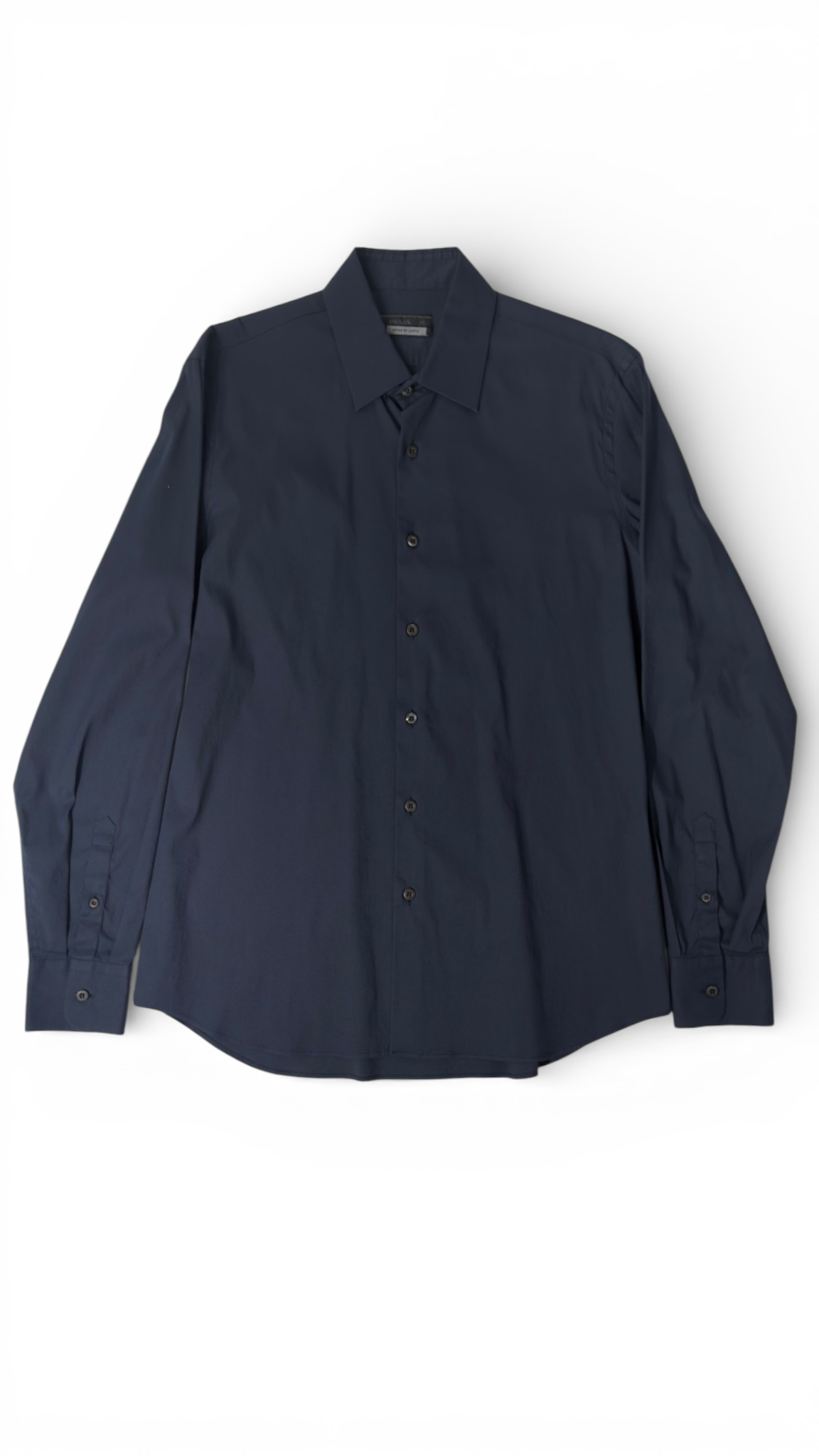 Black Poplin Prada Shirt