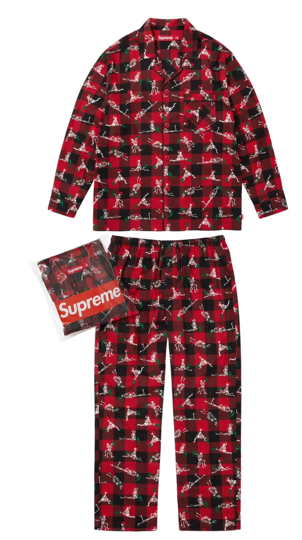 Supreme Holiday Pajama Set 'Plaid'