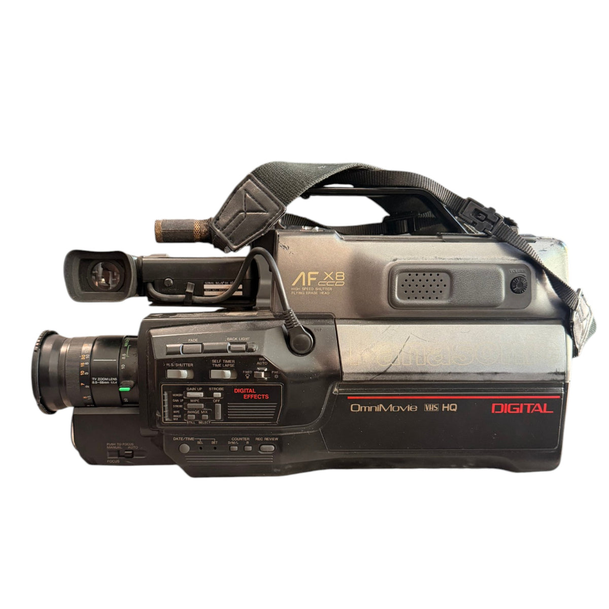 Panasonic OmniMovie camcorder side view