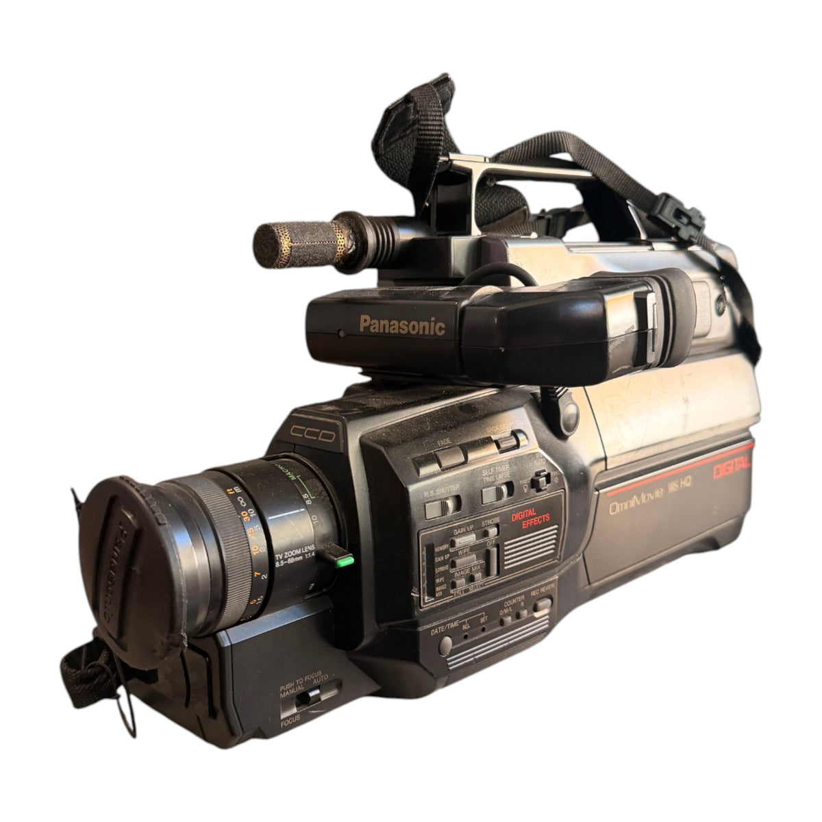 Panasonic OmniMovie camcorder front angle